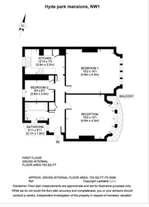 Appartamento Elegant Bright Flat - Sleeps 5 Londra